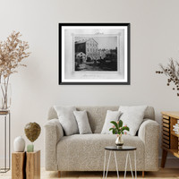 Historic Framed Print, [Foundry and mill],  17-7/8" x 21-7/8"