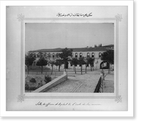 Historic Framed Print, [The officers' quarters in the (Imperial) Naval Academy and the Hospital],  17-7/8" x 21-7/8"