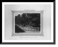Historic Framed Print, [The first section of the Imperial Stud Farm designated for breeding of mares].Constantinople, Abdullah Fr&egrave;res.,  17-7/8" x 21-7/8"