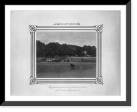 Historic Framed Print, [The mares separated from their foals in the first section of the Imperial Stud Farm].Constantinople, Abdullah Fr&egrave;res.,  17-7/8" x 21-7/8"
