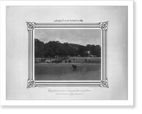 Historic Framed Print, [The mares separated from their foals in the first section of the Imperial Stud Farm].Constantinople, Abdullah Fr&egrave;res.,  17-7/8" x 21-7/8"