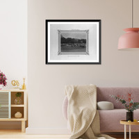 Historic Framed Print, [The mares of the first section put out to pasture].Constantinople, Abdullah Fr&egrave;res.,  17-7/8" x 21-7/8"