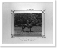 Derya, a dark-red Arabian horse.Constantinople, Abdullah Fr&egrave;res, Vintage Poster