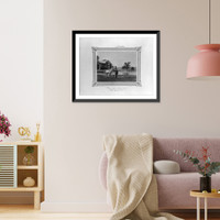 Historic Framed Print, [The gray Arabian horse named Demir].Constantinople, Abdullah Fr&egrave;res.,  17-7/8" x 21-7/8"