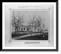 Historic Framed Print, [Picture from the side of the Imperial Police Station at the Topkapi Sarayi (palace)],  17-7/8" x 21-7/8"