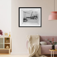 Historic Framed Print, [The artillery exercises of the Osmaniye],  17-7/8" x 21-7/8"