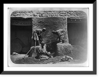 Historic Framed Print, Chugunno-liteinoe proizvodstvo. Gorn dlia plavki chuguna (dashi-digrizi),  17-7/8" x 21-7/8"