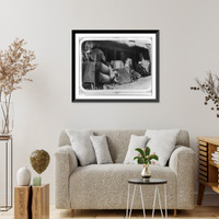 Historic Framed Print, Kamyshevoe proizvodstvo. Prodazha izdielii iz kamysha (bazari kamysh),  17-7/8" x 21-7/8"