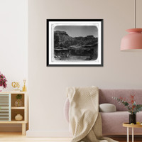 Historic Framed Print, Syr dar'inskaia oblast'. Kysh: Karabulak. Miestnost' Dun-Tepe,  17-7/8" x 21-7/8"