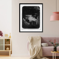 Historic Framed Print, Zaravshanskii okrug. Kaskad v kysh: Piandzhshambe Siab,  17-7/8" x 21-7/8"