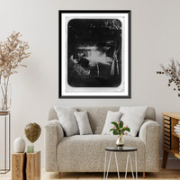 Historic Framed Print, Zaravshanskii okrug. Kaskad v kysh: Piandzhshambe Siab,  17-7/8" x 21-7/8"