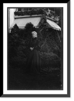 Gertrude McCurdy Hubbard, full length portrait standing in the yard at Twin Oaks", the Washington, D.C. home of the Gardiner Greene Hubbard family", Historic Reproduction