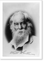 Historic Framed Print, Walt Whitman, 1819-1892 - 17,  17-7/8" x 21-7/8"