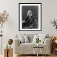 Historic Framed Print, Walt Whitman, 1819-1892 - 19,  17-7/8" x 21-7/8"