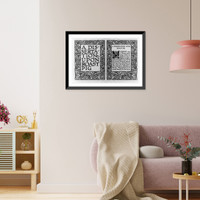 Historic Framed Print, A Dissertation Upon Roast Pig, by Charles Lamb,  17-7/8" x 21-7/8"