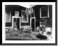 Historic Framed Print, Green Room, White House, Washington, D.C.,  17-7/8" x 21-7/8"