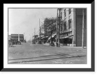 Public square in Troy, Alabama, Antique Wall Art