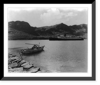 S.S. WAIALEALE, modern Inter-Island passenger ship serving the various islands that make up the Territory of Hawaii. She is shown entering the harbor of Nawiliwili, Island of Kauai Classic Wall Art
