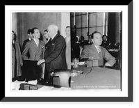 2 parts of a tripose camera study of Edsel Ford before the Senate Banking Committee: with Senator Fletcher, Sen. Couzens & Ferdinand Pecora, Vintage Wall Art