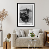 Historic Framed Print, A plastic group,  17-7/8" x 21-7/8"