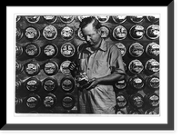 Portrait of America. No. 36. Rural electrification in the U.S. This collection of electric meters, receiving a final adjustment, is ready to be installed in U.S, Antique Print