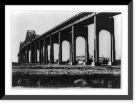 Historic Framed Print, New York City: Port of N.Y. Authority - Triboro Bridge,  17-7/8" x 21-7/8"