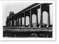 Historic Framed Print, New York City: Port of N.Y. Authority - Triboro Bridge,  17-7/8" x 21-7/8"