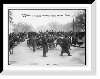 Vanderbilt-Szecheny wedding guests arrive in carriages, New York, Historic Print