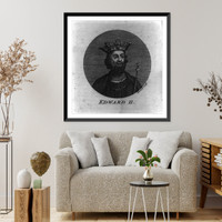 Edward II, King of England, 1284-1327, Historic Print