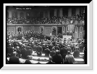 Historic Framed Print, House of Reps. in Session,  17-7/8" x 21-7/8"