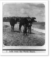 Historic Framed Print, Jaffa from the North Beach,  17-7/8" x 21-7/8"