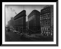 Historic Framed Print, Banking Center, San Francisco, Calif.,  17-7/8" x 21-7/8"