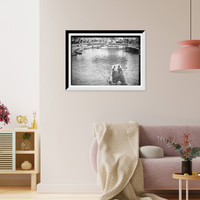 Historic Framed Print, Chutes - Luna Park, Coney Islnad,  17-7/8" x 21-7/8"