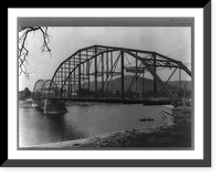 Delaware River bridge, Port Jervis, New York, Antique Wall Art