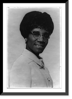 Historic Framed Print, Shirley Chisholm,  17-7/8" x 21-7/8"