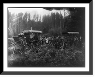 Railroad surveying crew, Grants Pass, Oregon to Crescent City, Calif, Vintage Poster