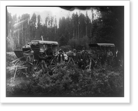 Railroad surveying crew, Grants Pass, Oregon to Crescent City, Calif, Vintage Poster