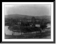 General Stonewall Jackson's boyhood home near Weston, West Virginia Classic, Antique Print