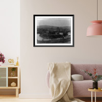 General Stonewall Jackson's boyhood home near Weston, West Virginia Classic, Antique Print