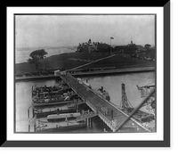 Training Station, U.S. Navy, Newport, Rhode Island, Antique Print