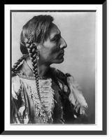 Historic Framed Print, Spotted Bull. Mandan,  17-7/8" x 21-7/8"