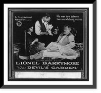 Motion picture advertisements: The Devil's Garden, starring Lionel Barrymore, Antique Poster