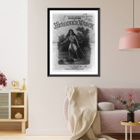 Historic Framed Print, The Heroine's March by C.F. Escher,  17-7/8" x 21-7/8"