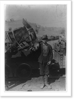 Harry and Sallie. Driver in Maryland Coal Co. Mine, near Sand Lick, Grafton, W. Va. Was afraid to be photo'd because we might make him go to school. Probably 12 years old. Location: Grafton, West V