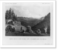 Diamond Peak and ravine of middle fork of Willamette River from Camp 48W Classic, Vintage Poster