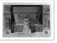 Rome - Fragments Antiques Classic, Historic Print
