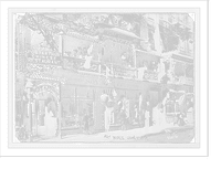 New Years, Chinatown, Port Arthur Chinese Restaurant, New York Classic, Antique Print