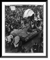 Float in parade, New Orleans, Louisiana, Vintage Print