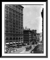 Historic Framed Print, Fourth Avenue north from Eighth Street, N.Y.C.,  17-7/8" x 21-7/8"