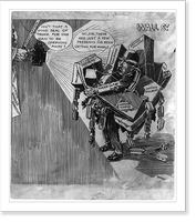 Historic Photo Print - What may happen to a man in the shopping season